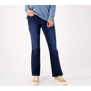 Maya J Women's Petite Pants 12P TripleLuxe Pet Denim Classic Blue A550666